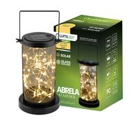 Lampada solare a LED per esterni, da giardino, da appoggio o da appendere, 3000K