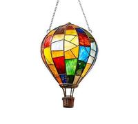 Lampada solare a mongolfiera - Lampada da balcone con fiamma tremolante | Lanterna impermeabile e decorativa per matrimonio, Halloween, festa di compleanno, giardino, terrazza, festa, giardino