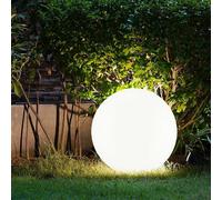 Lampada Solare a Sfera da Giardino Chiodi IP44 Batteria Bianco 4x LED