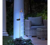 Lampada Solare a Spiedo Esterni LED Rubinetto Decorazione Giardino Feuer-Effekt