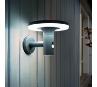 Lampada Solare Applique per Esterni Movimento LED Frontale Antracite B 24 CM