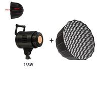 Lampada solare bilanciata a luce diurna a LED per fotografia da 135 W per accessori da studio flash per ritratti Youtube Live