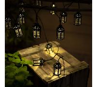 Lampada Solare Catena Luci Esterni Cortile Decorazione Lanterna LED L 200 M 2er