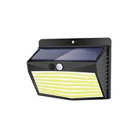 Lampada Solare Da 468 LED Esterno Impermeabile For Lampioni Giardino Decorazione Sensore Del Corpo Umano 3 Modalità Parete 208/138 Corridoio, cortile sul retro(1pc)