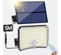 Lampada Solare da Esterno 200LED Luce Solare LED Esterno con Sensore di