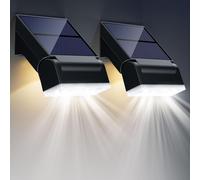 Lampada Solare Da Esterno, 90° Regolabile Faro LED Esterno Con Sensore Di Movime
