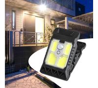 Lampada solare da esterno con 3 modalità di illuminazione per recinzione da