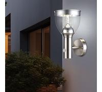 Lampada Solare Da Esterno Con Sensore Di Movimento LED Argento