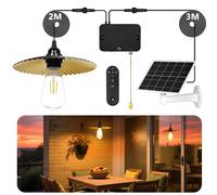 LAMPADA SOLARE DA ESTERNO E INTERNO LAMPADARIO CON TELECOMANDO TIMER LED
