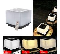 Lampada Solare da Esterno IP65 con Telecomando Segnapasso a LED Regolabile