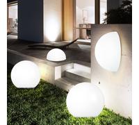 Lampada Solare Da Esterno Lampada A LED Per Giardino Sfera Mezza Sfera Set Da 4