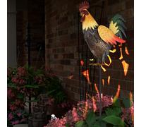 Lampada Solare Da Giardino LED Decorativa Con Figura Di Gallo E Picchetto [EEK: Non valutato]