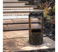 Lampada Solare Da Giardino LED Orientale Nera [EEK: Non valutato]