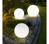Lampada Solare da Giardino Luce per Esterni LED a Sfera Patio Chiodi 3x