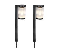 LAMPADA SOLARE DA GIARDINO LUMISKY BEAMLIT set 2 Pezzi, Nero, Trasparente