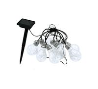 LAMPADA SOLARE DA GIARDINO LUMISKY LUMISKY Luci a Stringa Solari - FANTASY STAR SOLAR - 3,75 m - 10 Micro Lampadine in Rame - LED Bianc, Nero, Trasparente