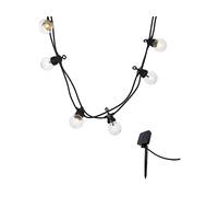 LAMPADA SOLARE DA GIARDINO LUMISKY Party Clear Solar, Trasparente, Nero