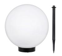 Lampada solare da giardino Sfera GB166 25x25x58cm bianca LED