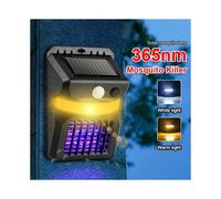 Lampada solare da parete anti-zanzare con sensore intelligente, per esterni e giardino