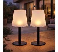 Lampada Solare Da Tavolo LED Bianca IP44, 31 Cm, Set Da 2 [EEK: Non valutato]
