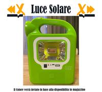 Lampada Solare e Ricaricabile Con 3 Modalità Powerbank Luce Da Lavoro Solare ...