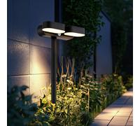 Lampada Solare Esterno Luce con Picchetto Giardino da Parete Movimento Akku LED [EEK: Inaditato]