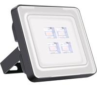 lampada solare, Faretto da giardino for esterni a piena potenza da 10W 20W 30W 50W 100W IP65 AC 220-240V Proiettore a LED Faretto for illuminazione da giardino for esterni a piena potenza(2pcs 50w,War