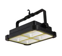 Lampada solare faretto luce esterna lampada da garage nera resistente alle intemperie, dimmerabile, LED 30 w 2000 lm 4000 K, LxLxA 21,5x5,5x17,2 cm