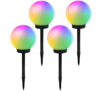 Lampada Solare Giardino Universale LED Colorato 4 Pezzi GB167