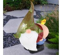 Lampada Solare Gnomo per Esterni LED Luci Decorative da Balcone Colorato H