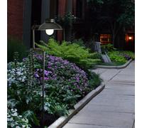 Lampada Solare Industrial Giardino LED Per Esterni Chiodi da Percorso Nero