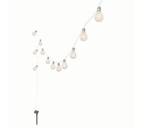 Lampada solare 'Lampini' colore Trasparente, (10 luci, lampadina inclusa) di Lindby | lampada decorativa, lampada solare