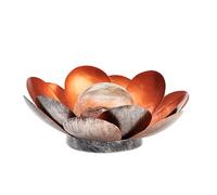 Lampada Solare LED A Forma Di Fiore Di Loto In Vetro Rotto