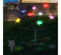 Lampada Solare LED Per Giardino Design Colorato Da Esterno Con Picchetto