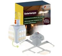 Lampada Solare LED Schwaiger Da Esterno Con Batteria Per Campeggio E Ombrellone