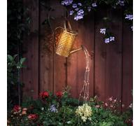 Globo Lampada Solare Da Esterno Con Picchetto 36 LED Oro IP44 2500-3000K [EEK: Non valutato]