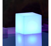 Lampada solare Newgarden Cuby a forma di cubo, altezza 32 cm Newgarden