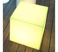 Lampada solare Newgarden Cuby a forma di cubo, altezza 53 cm Newgarden