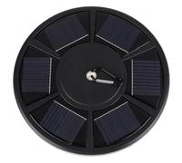 Lampada Solare per Asta Bandiera 42led Nero Abs da Esterno | Patio e Outdoor, Installazione Semplice senza Cavi Elettrici, Nessun Attrezzo Extra Richiesto
