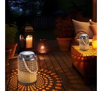 Lampada Solare per Esterni da Giardino a Sospensione LED Decorazione 2er Set