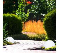 Lampada Solare per Esterni da Parete Lampione LED Semi Sfera Giardino 1-5er Set