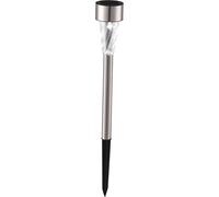 Lampada solare picchetto 4000 K IP44 H 35 cm 6 pz Acciaio inox