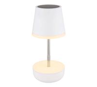 Lampada Solare da Tavolo Esterno Patio Bianco Regolabile LED H 25 CM [EEK: Inaditato]