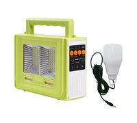 LAMPADA SOLARE PORTATILE MULTIFUNZIONE 150W FARO CASSA BLUETOOTH USB REPELLENTE