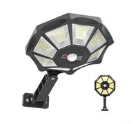 Lampada solare resistente alle intemperie, crepuscolo automatico (modello 168 LED)