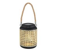 Lampada solare - Vaso metallico con manico, corda 3000 K, IP44, design a palloncino, ideale per esterni, resistente alle intemperie.