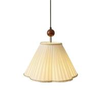 Lampada sospensione E26/E27 Modern Fabric Bedside Pendant Light, Base Adjustable Cloth Hanging Fixture Ceiling Lamp For Aisle Farmhouse Kitchen Bedroom Living Room