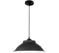 Lampada Sospensione Moderna in Metallo Industria Country V-intage Lampadario Semplice con Coperchio a Vaso E27 Base Retro Fattoria, Lampadari Moderni