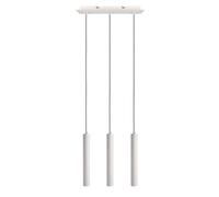 Lampada sospensione slim LED 15W pendente cilindro luce 3000K tavolo cucina bar [EEK: A++]