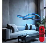 Lampada Sospensione Soffitto a RGB LED Cambio Colore App Comando Dimmerabile [EEK: Non valutato]